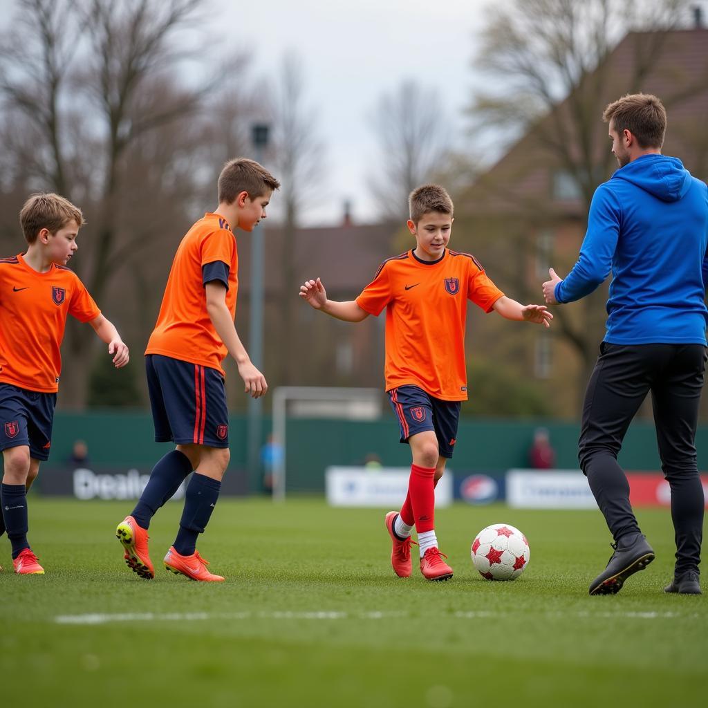 Jugendspieler Alkenrathstraße 40 Training