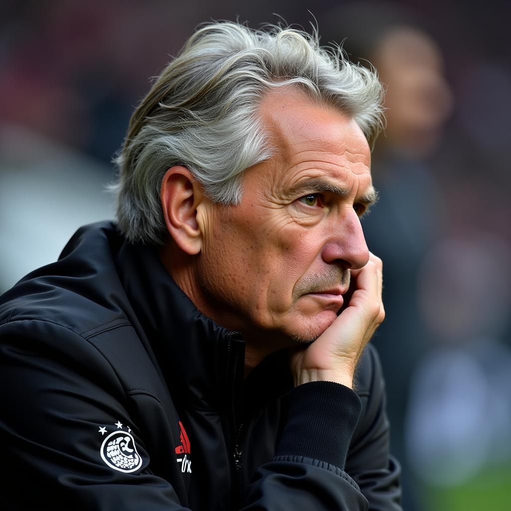 Jupp Heynckes trainiert Bayer Leverkusen