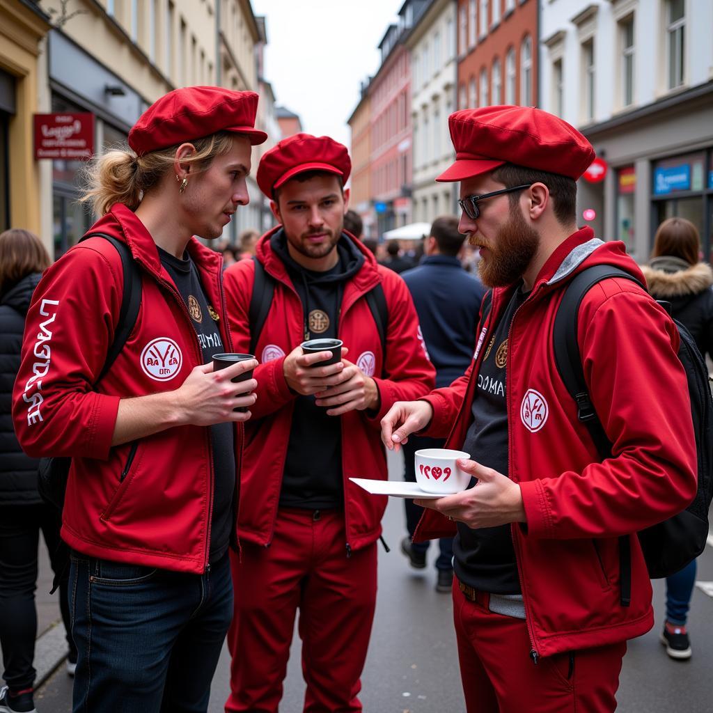 Altweiber Forum Leverkusen: Karnevalsstimmung beim Bayer 04