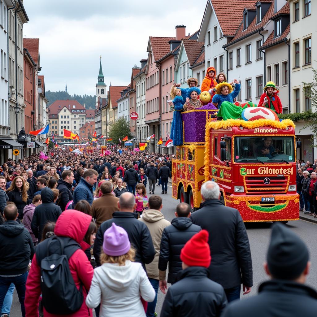 Karnevalszug in Leverkusen