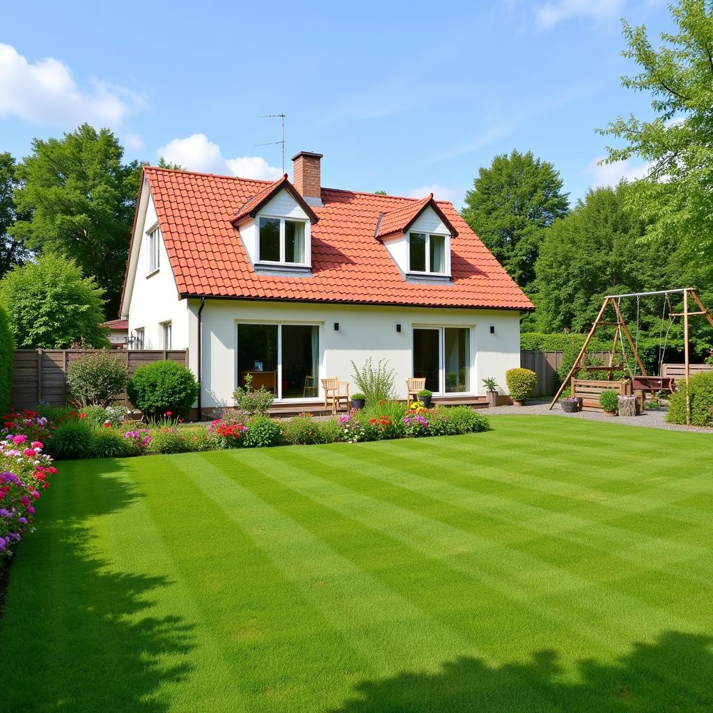 Kleines Haus mit Garten in Leverkusen