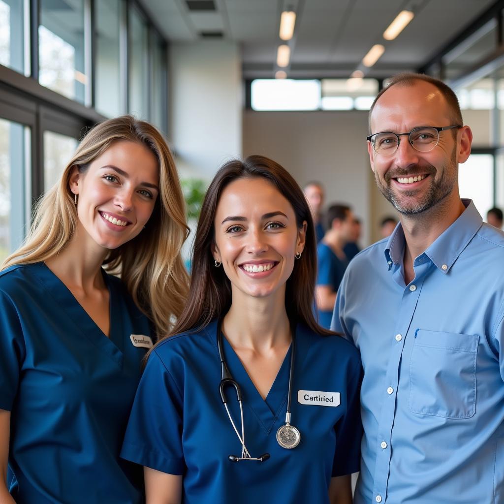 Professionelles Team des Klinikums Leverkusen Service GmbH