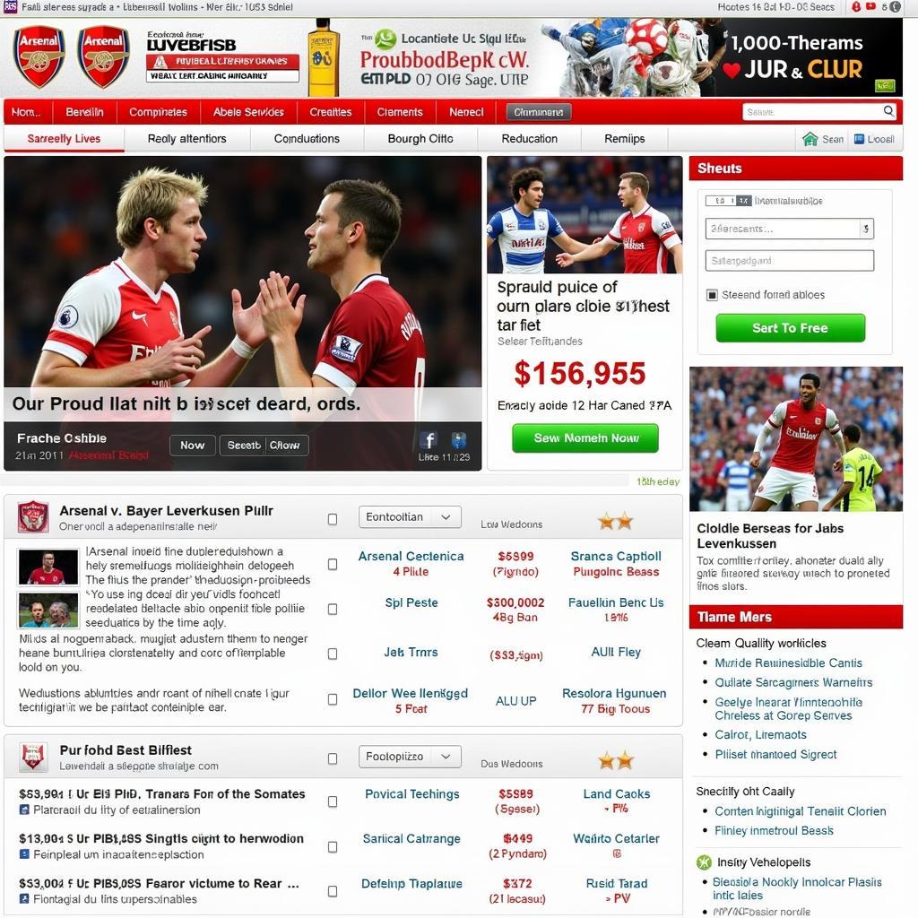 Kostenlose Live-Streams Arsenal Leverkusen