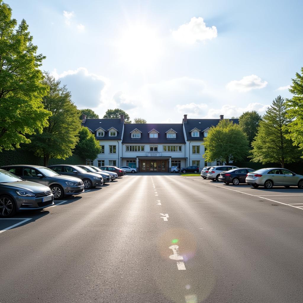 Kostenlose Parkplätze am Erholungshaus Leverkusen