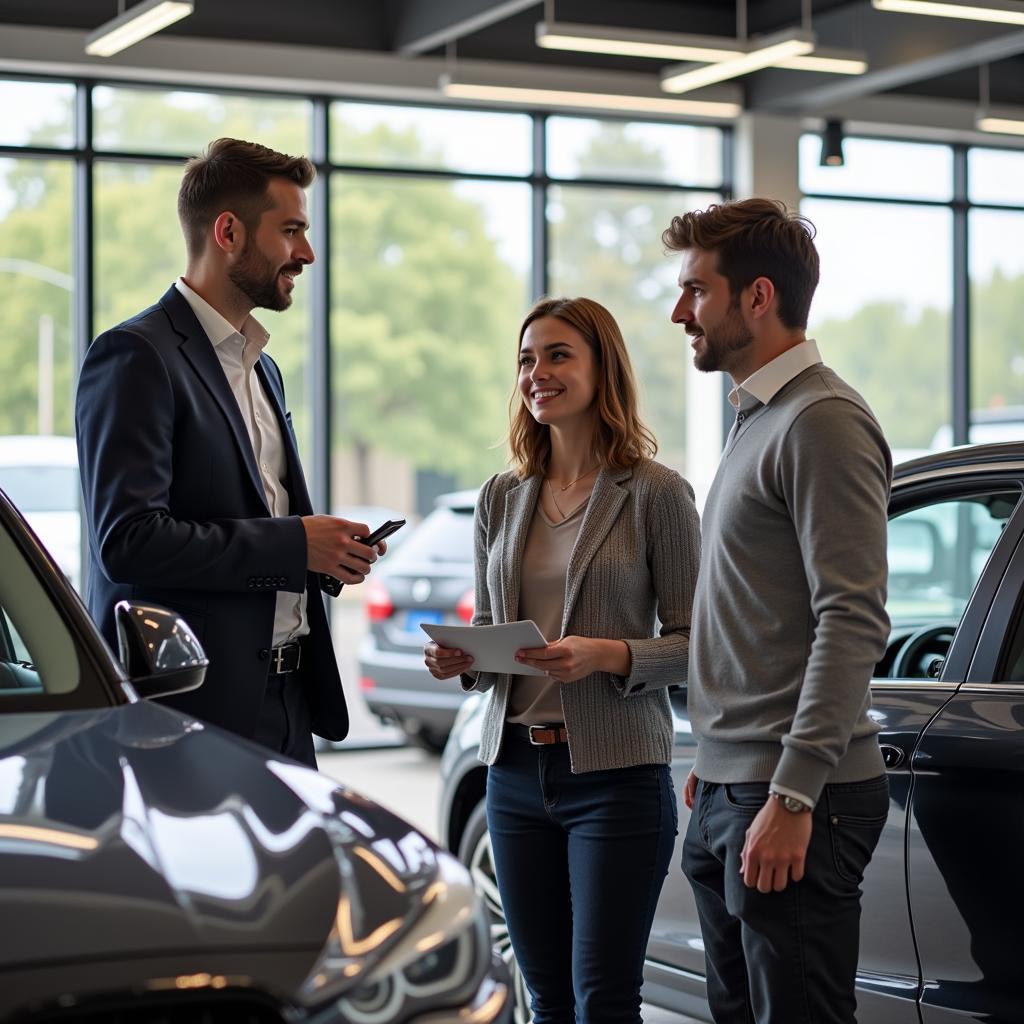 Kundenberater im Autohaus