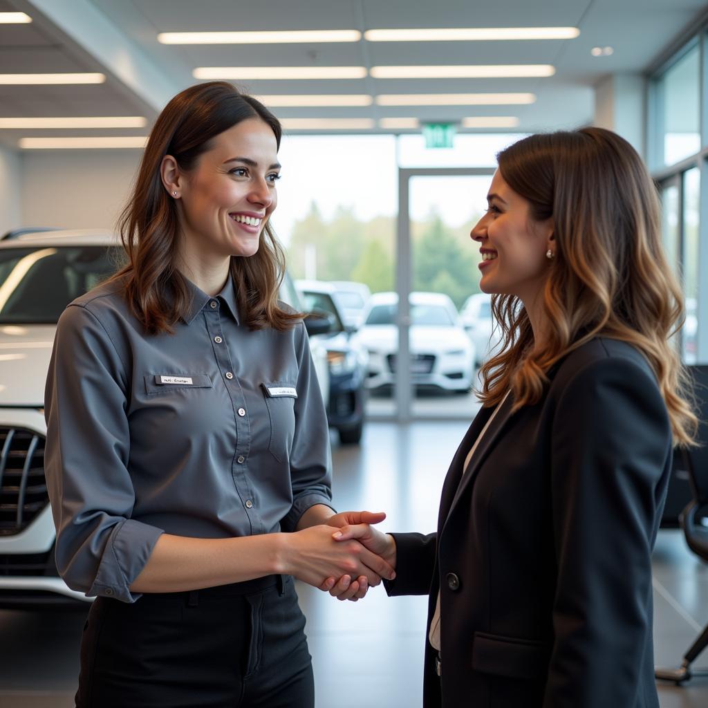 Kundenberatung im Audi Zentrum Leverkusen