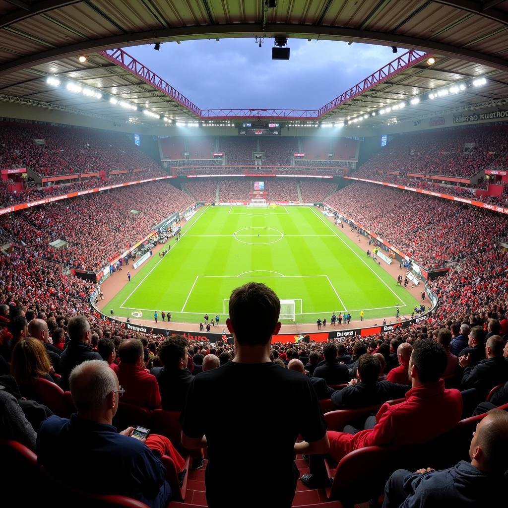 Leverkusen Bergamo: Fans beider Mannschaften fiebern einem spannenden Spiel entgegen.