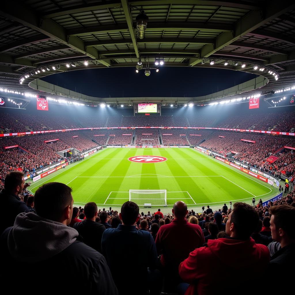 Emotionen pur: Fans beider Mannschaften im Stadion