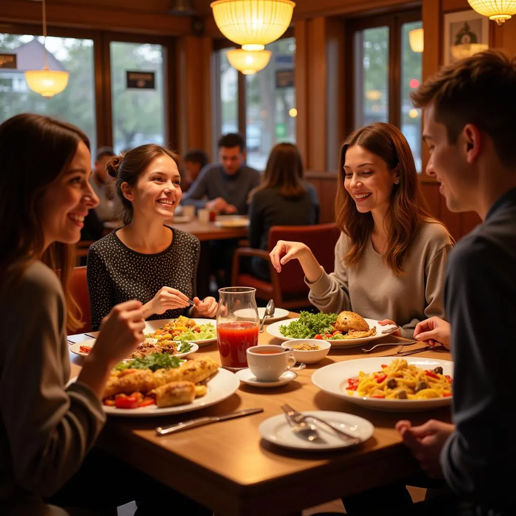 Familie genießt Essen im China Restaurant Leverkusen