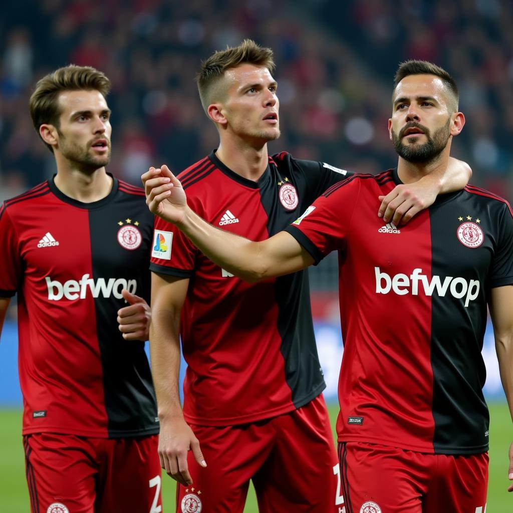 Bayer Leverkusen im DFB-Pokal Finale