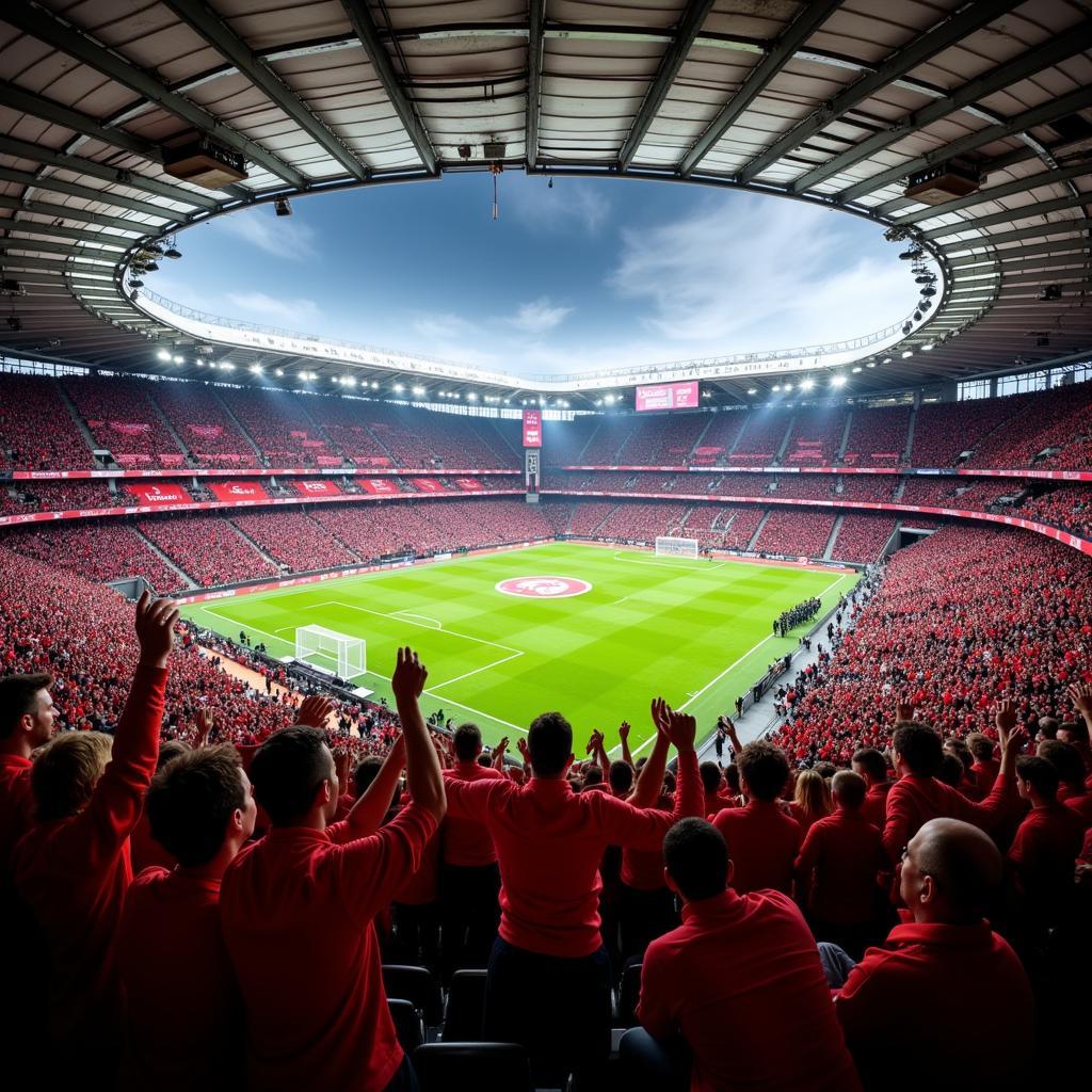 Leverkusen Double: Die Unterstützung der Fans im Stadion