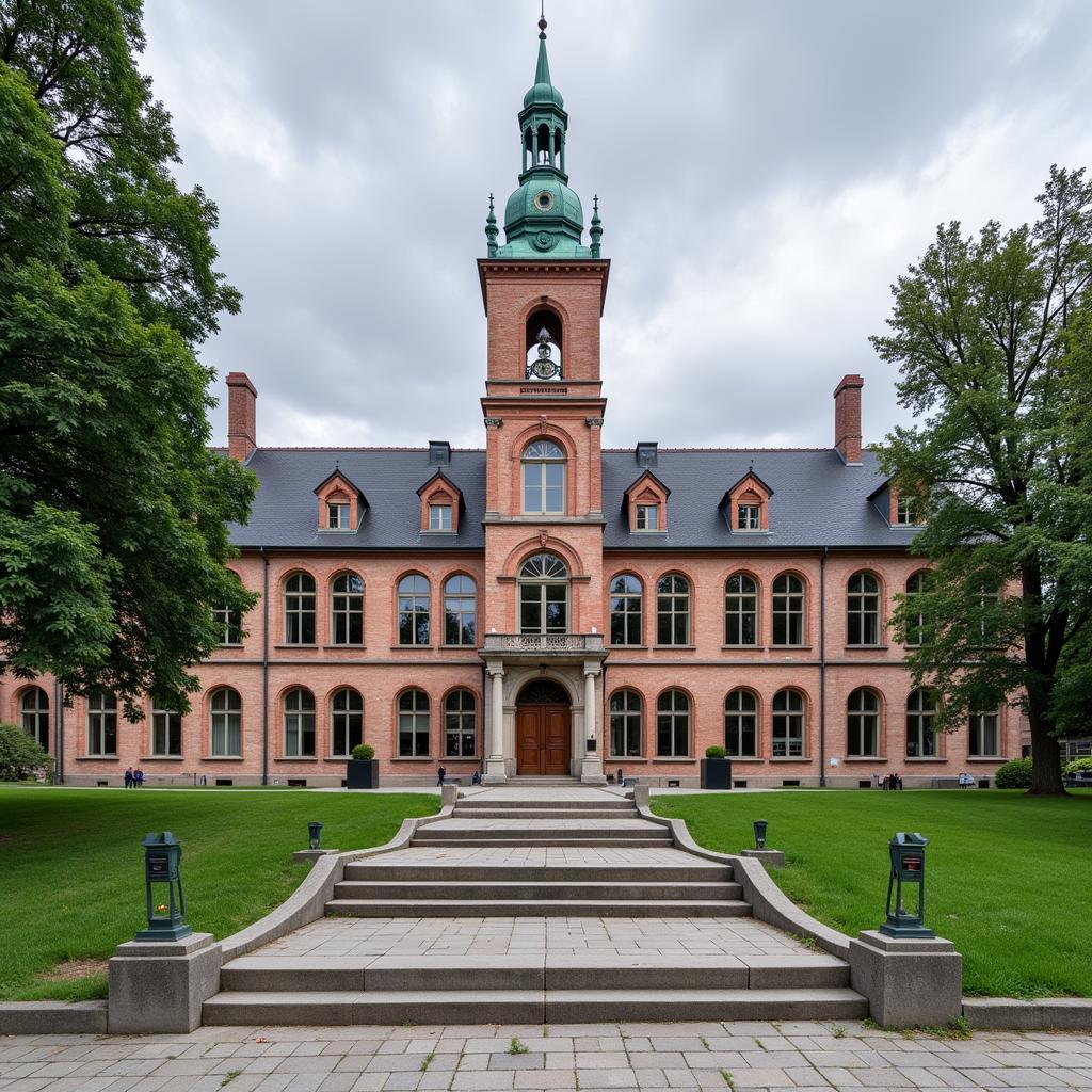 Rathaus Leverkusen mit der Ehrenbürgertafel