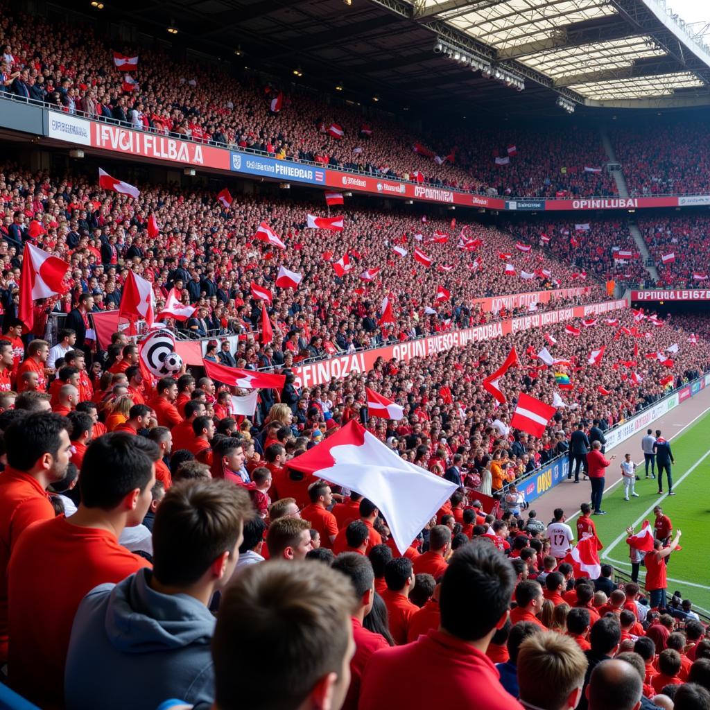 Leverkusen Fans Camp Nou