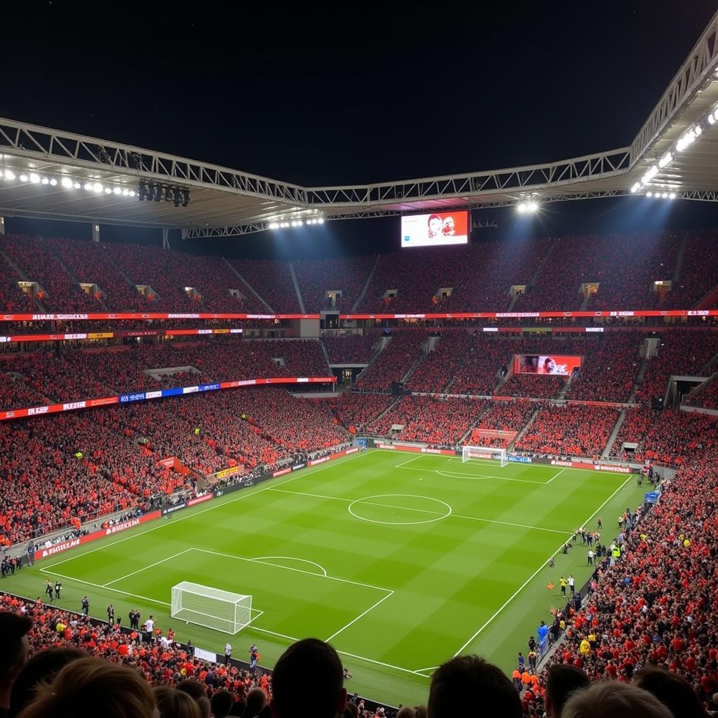 Fans diskutieren im Leverkusen Forum