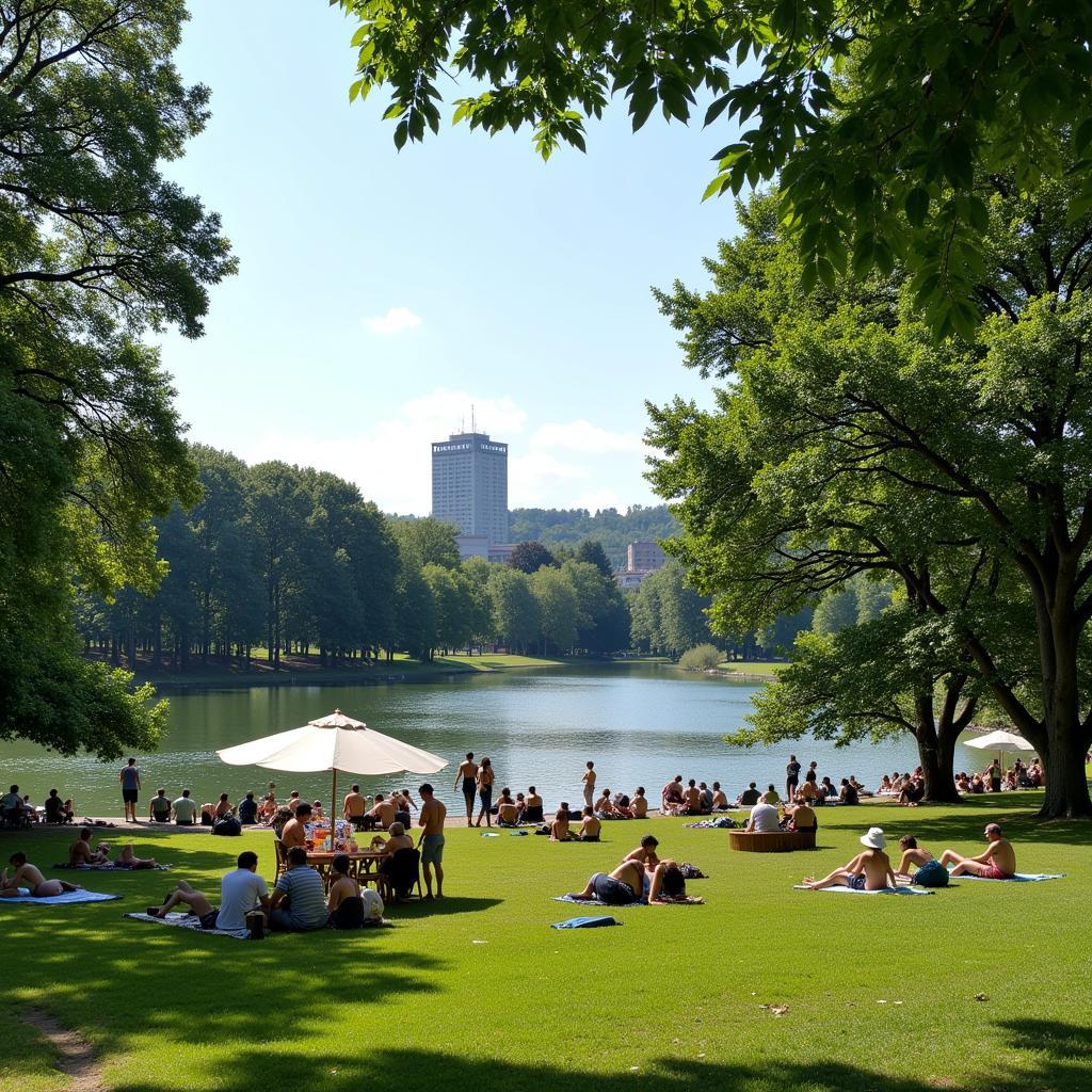 Entspannung pur im Leverkusener Freibad