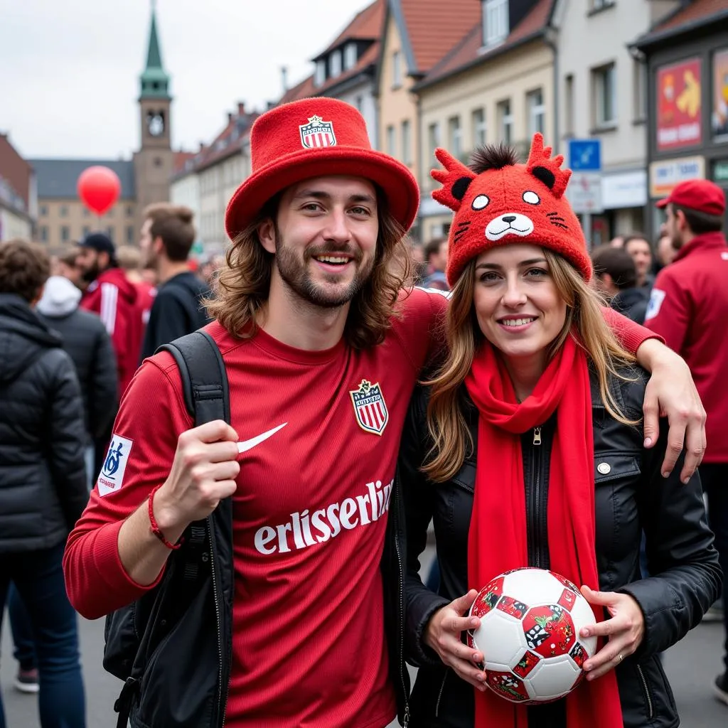 Karneval in Leverkusen mit Fußball-Bezug