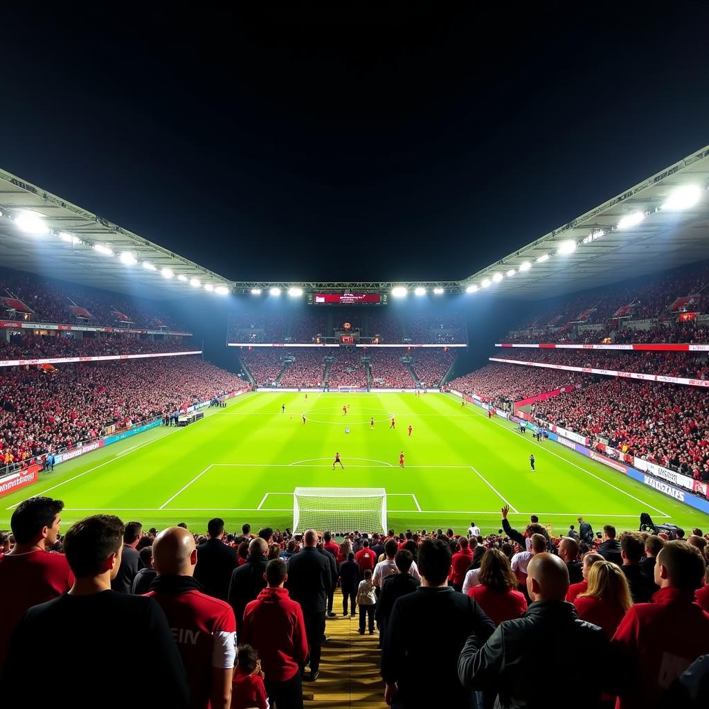 Leverkusen Köln Derby in der BayArena