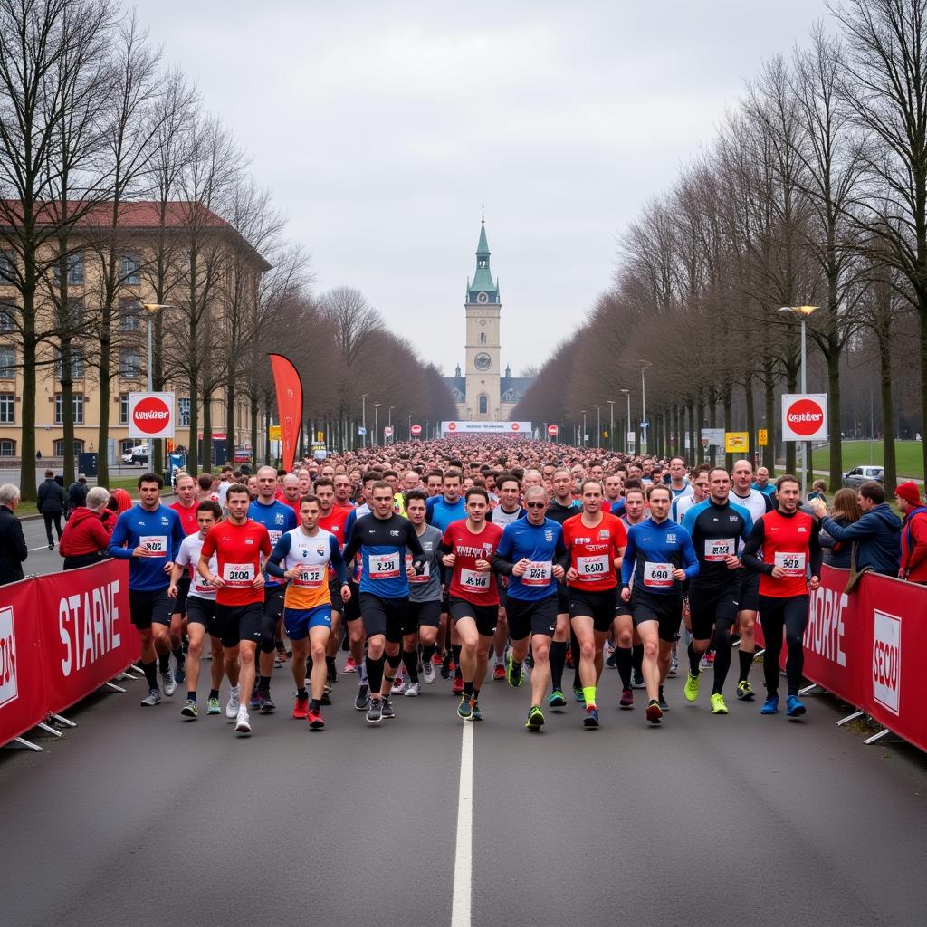 Start des 4.3.18 Leverkusen Lauf