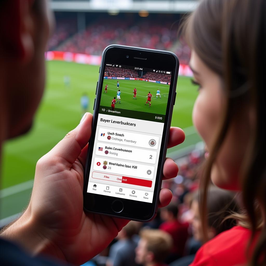 Live-Ticker und Push-Benachrichtigungen auf dem Smartphone