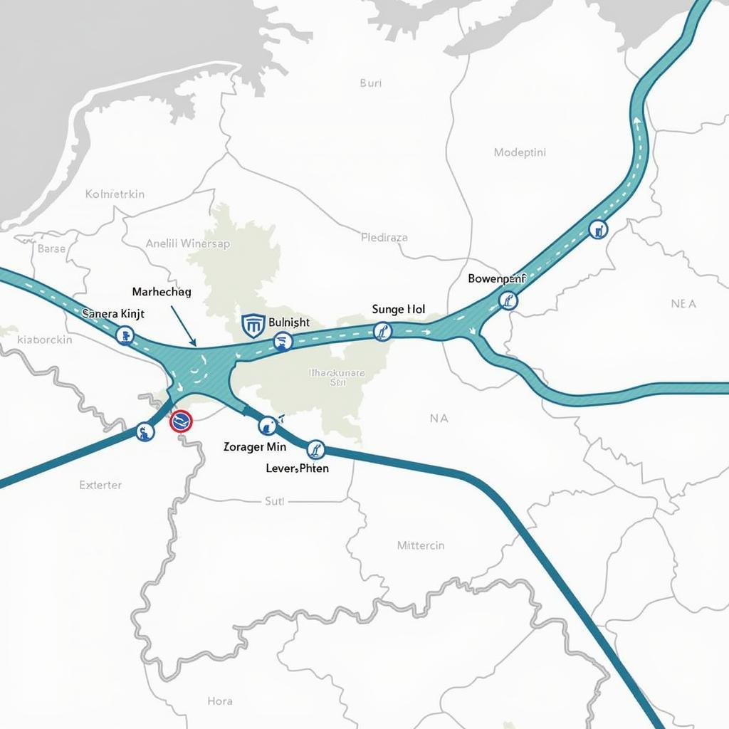 Leverkusen LKW Umleitung Verkehrsbehinderungen