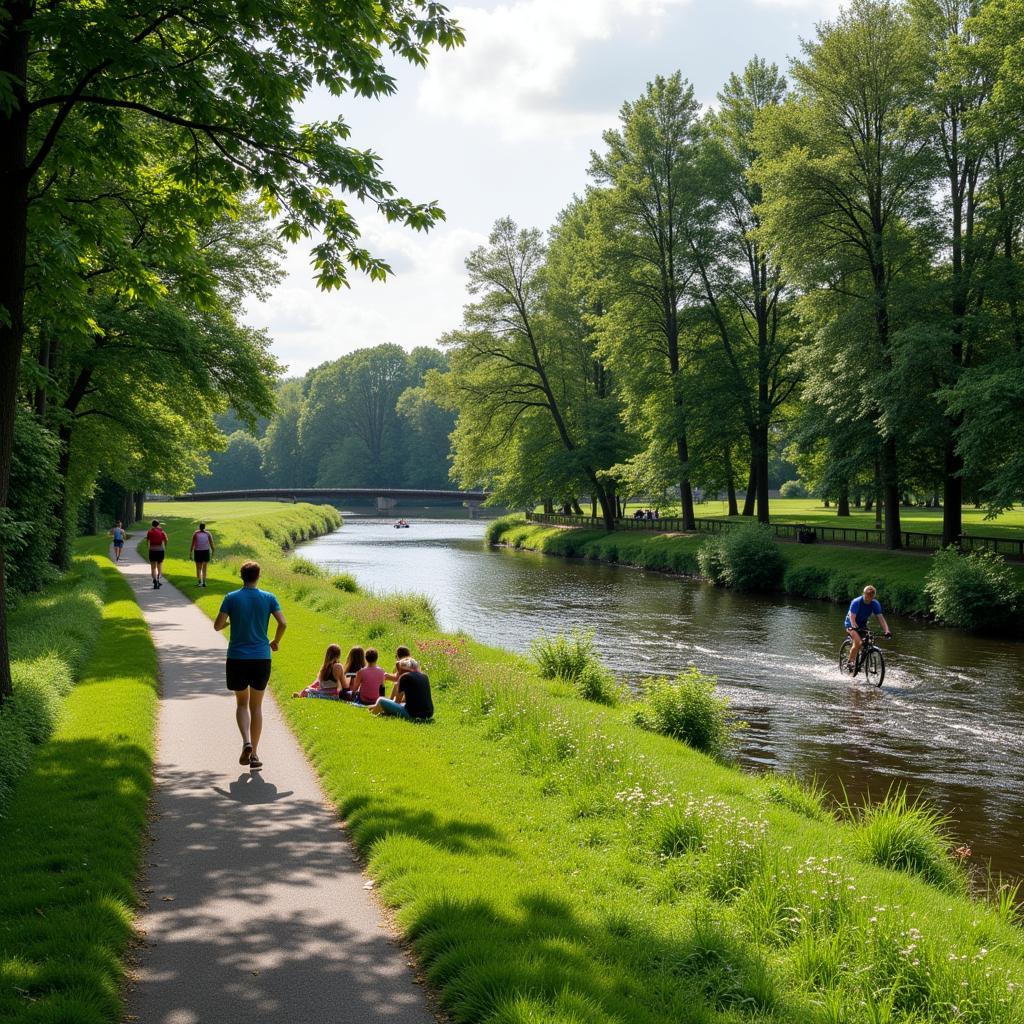 Aktive Freizeitgestaltung im Grünen: Leverkusen Ostwald bietet zahlreiche Möglichkeiten