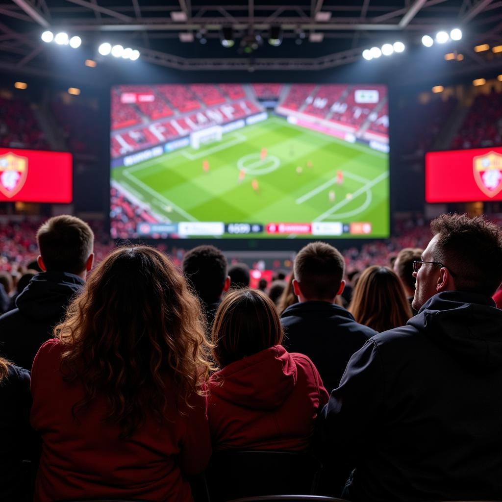 Leverkusen vs. Roma Fans verfolgen den Live Ticker