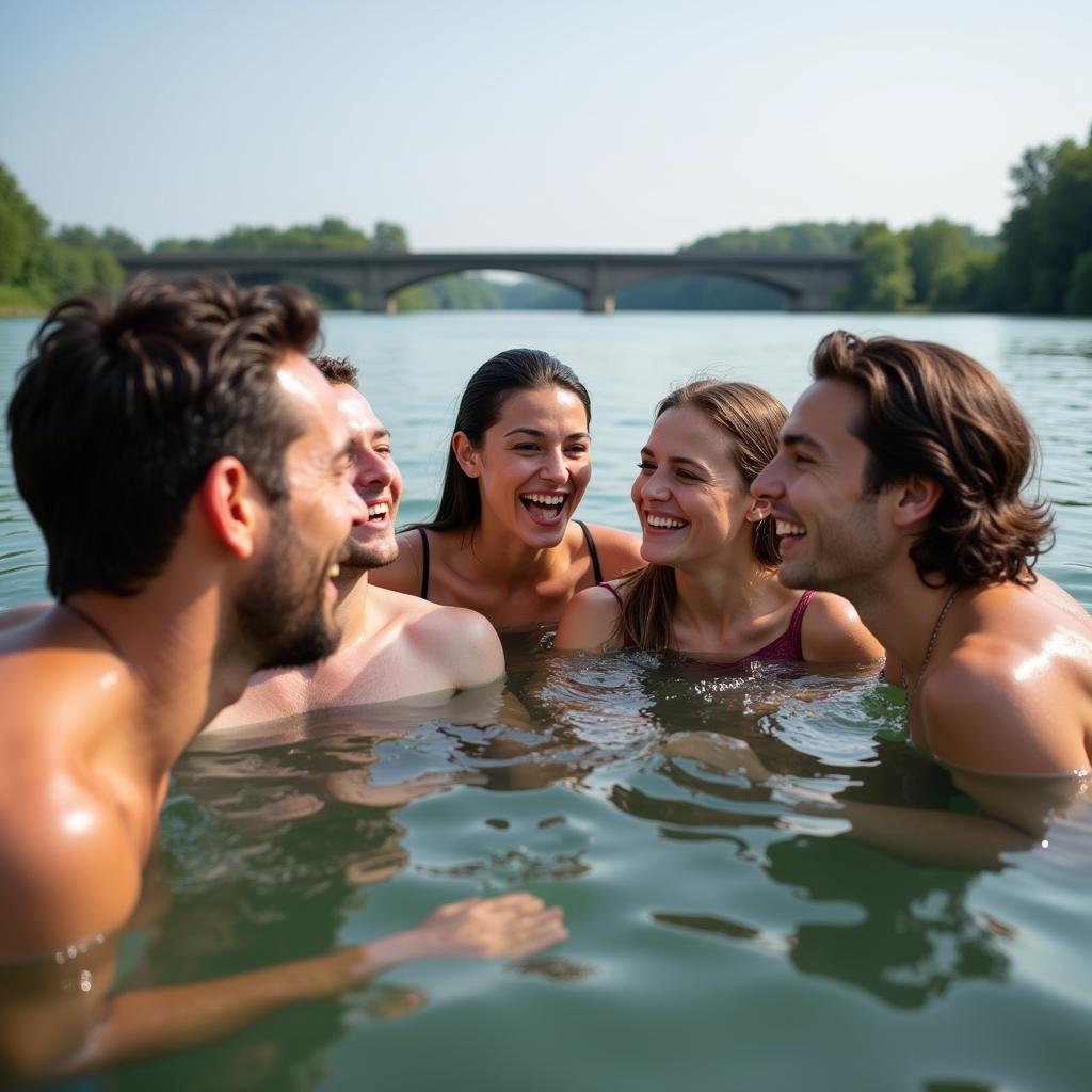 Schwimmen im Rhein bei Leverkusen: Ein erfrischendes Vergnügen