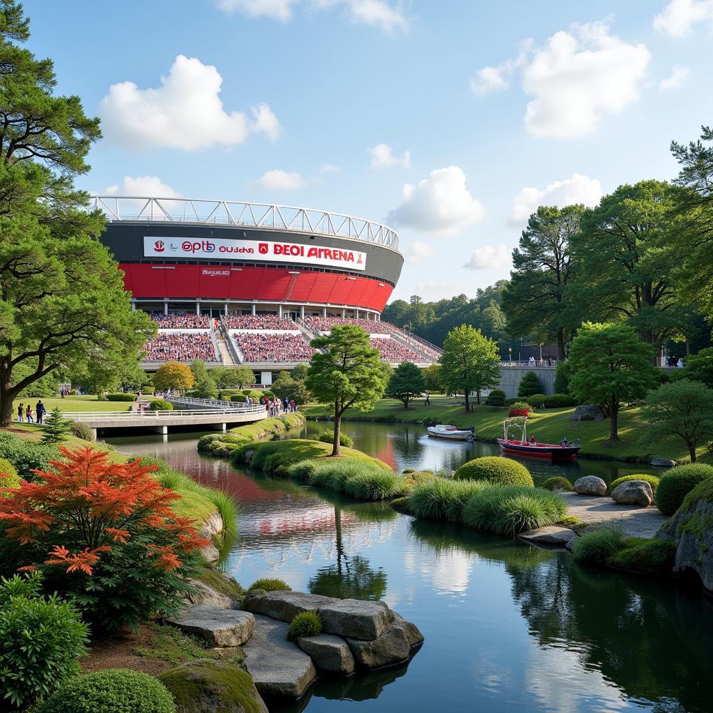 Sehenswürdigkeiten in Leverkusen: BayArena und Japanischer Garten