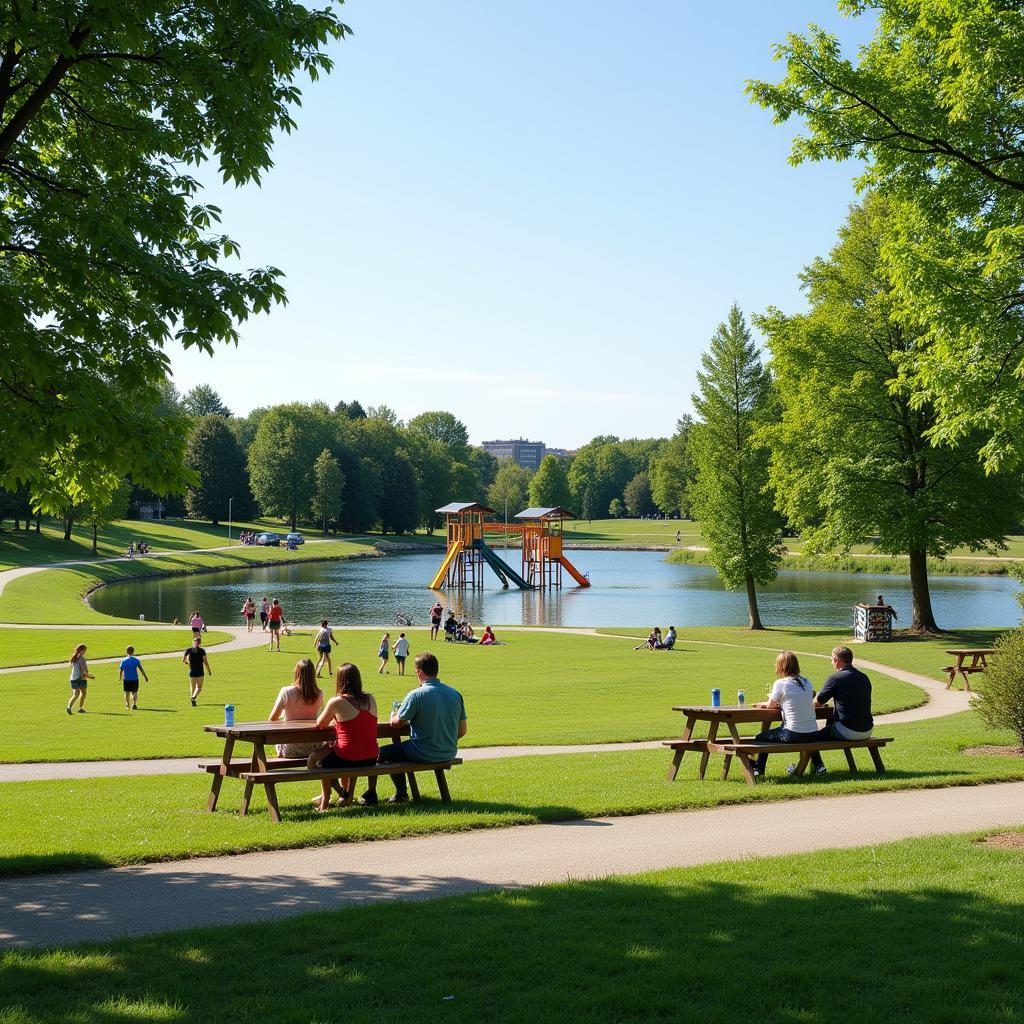 Der Leverkusener Stadtpark bietet eine Vielzahl an Freizeitaktivitäten für Jung und Alt.