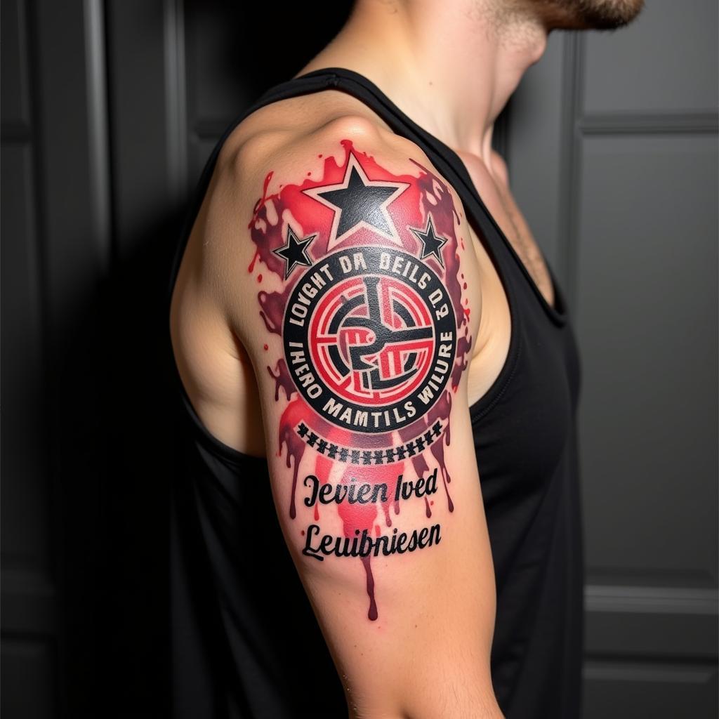 Bayer 04 Leverkusen Wappen Tattoo