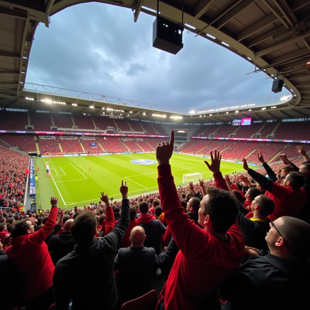 Jubel der Fans im Stadion