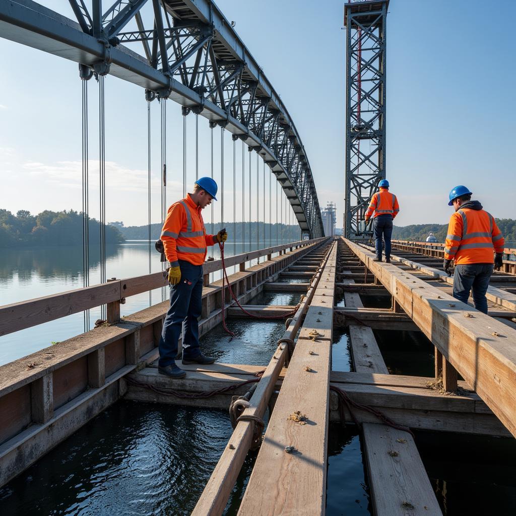 Reparaturarbeiten an der Leverkusener Brücke: Ein komplexes Unterfangen