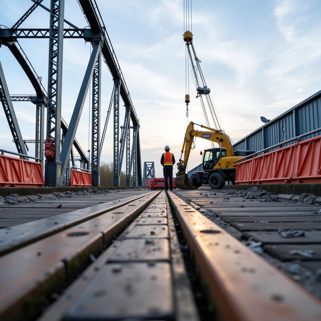 Leverkusener Brücke Sanierung Arbeiten