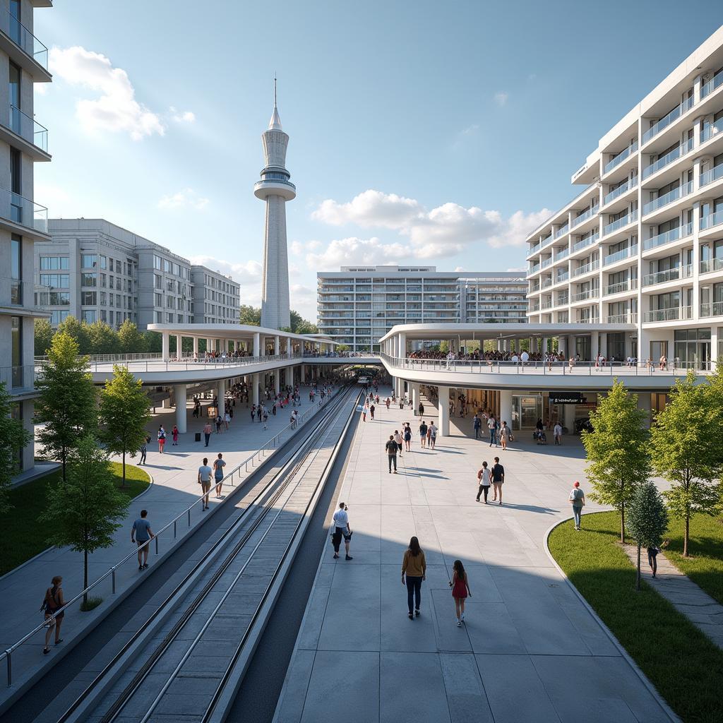 Zukünftiger Leverkusener Omnibusbahnhof: Ein Blick in die Zukunft