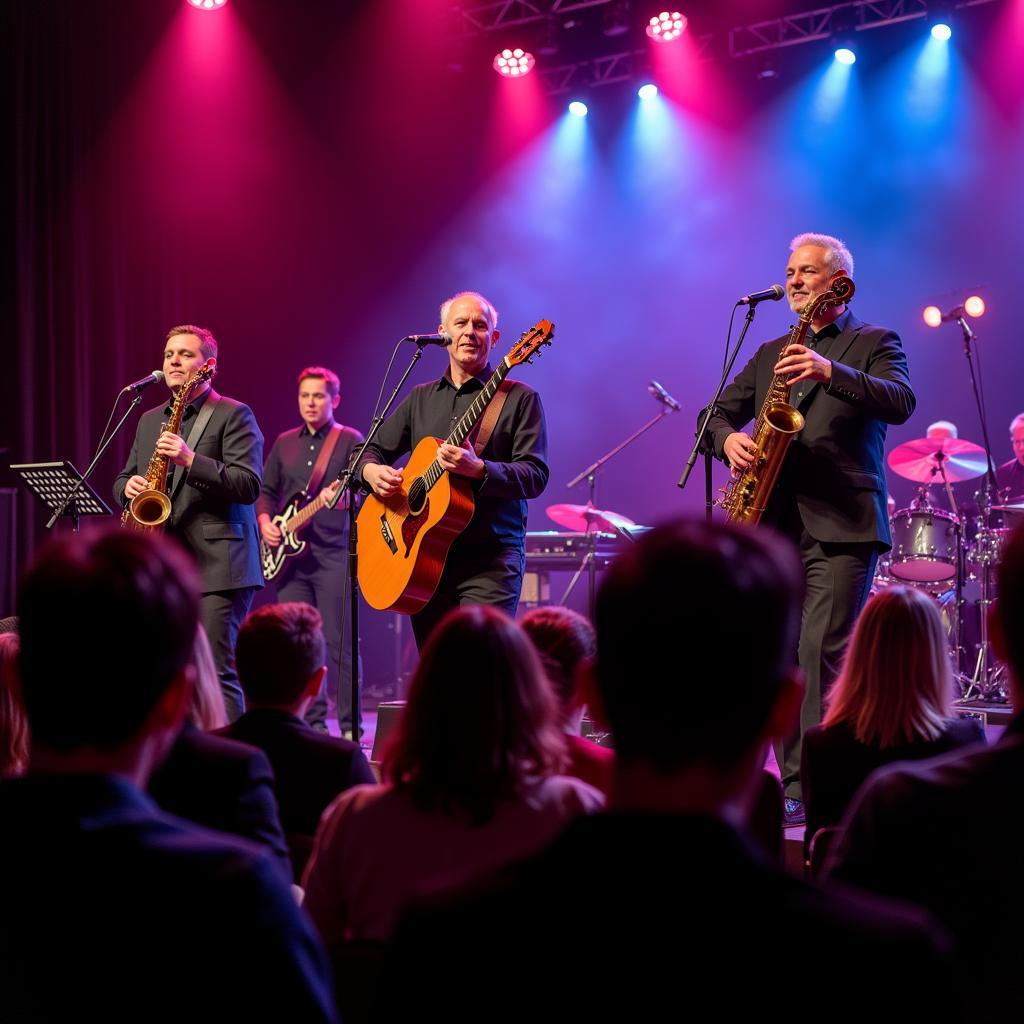 Die Leverkusener Stadtmusikanten beim Jubiläumskonzert