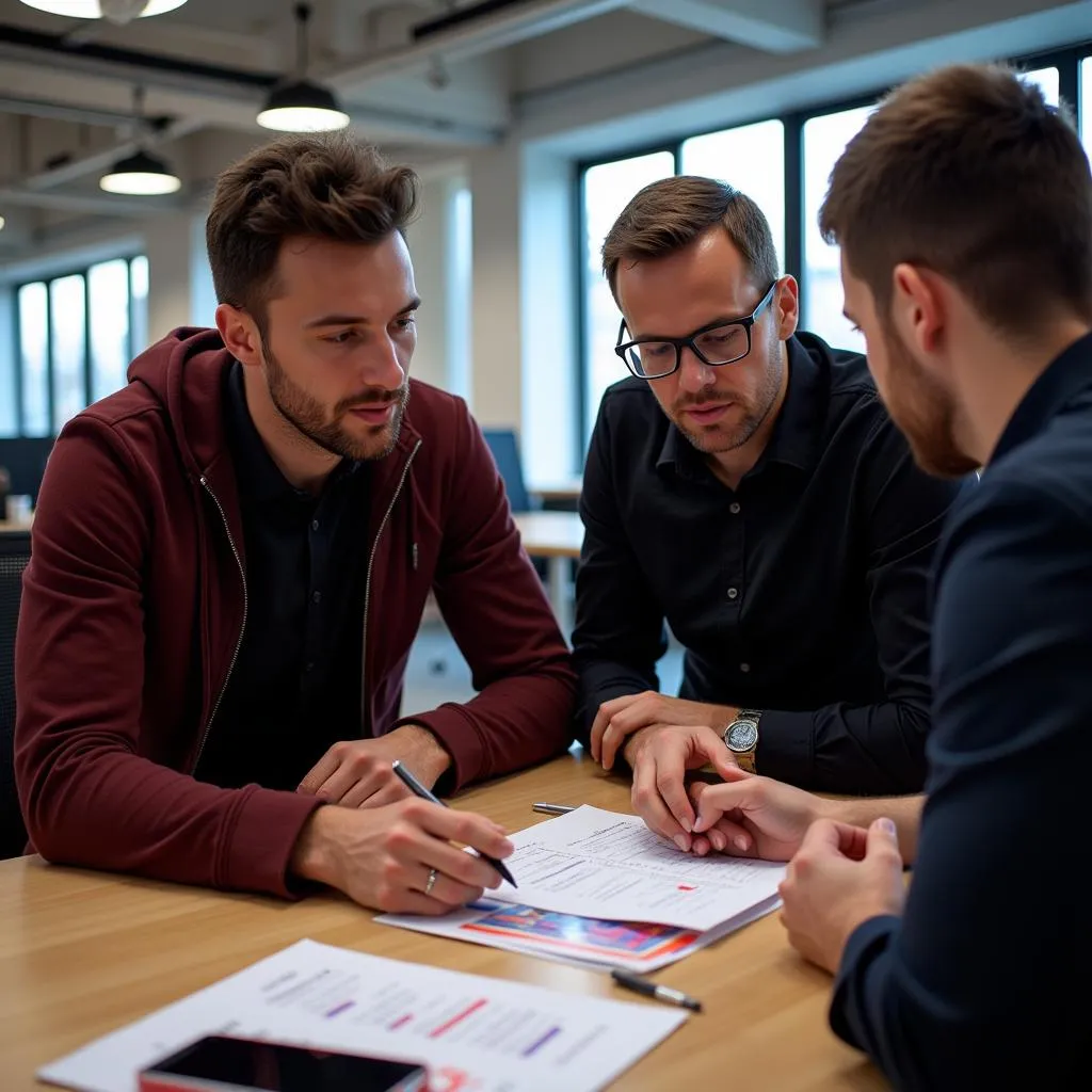 Marketing Team bei Bayer Leverkusen