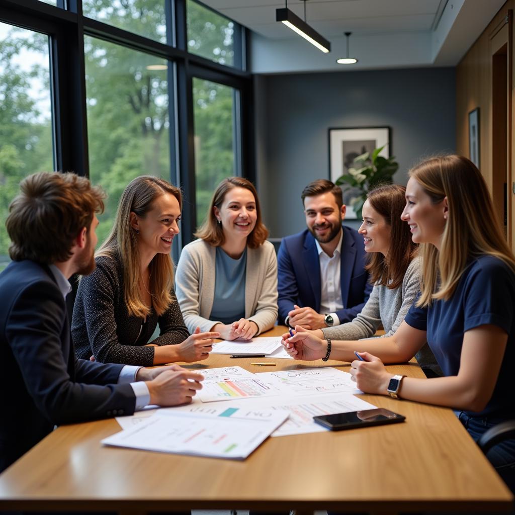 Marketing-Team Meeting bei Bayer 04 Leverkusen