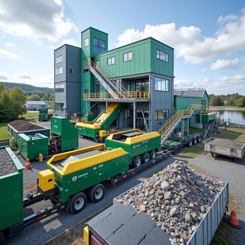 Moderne Abfallbeseitigungsanlage in Leverkusen: Innovation und Technologie für eine saubere Umwelt