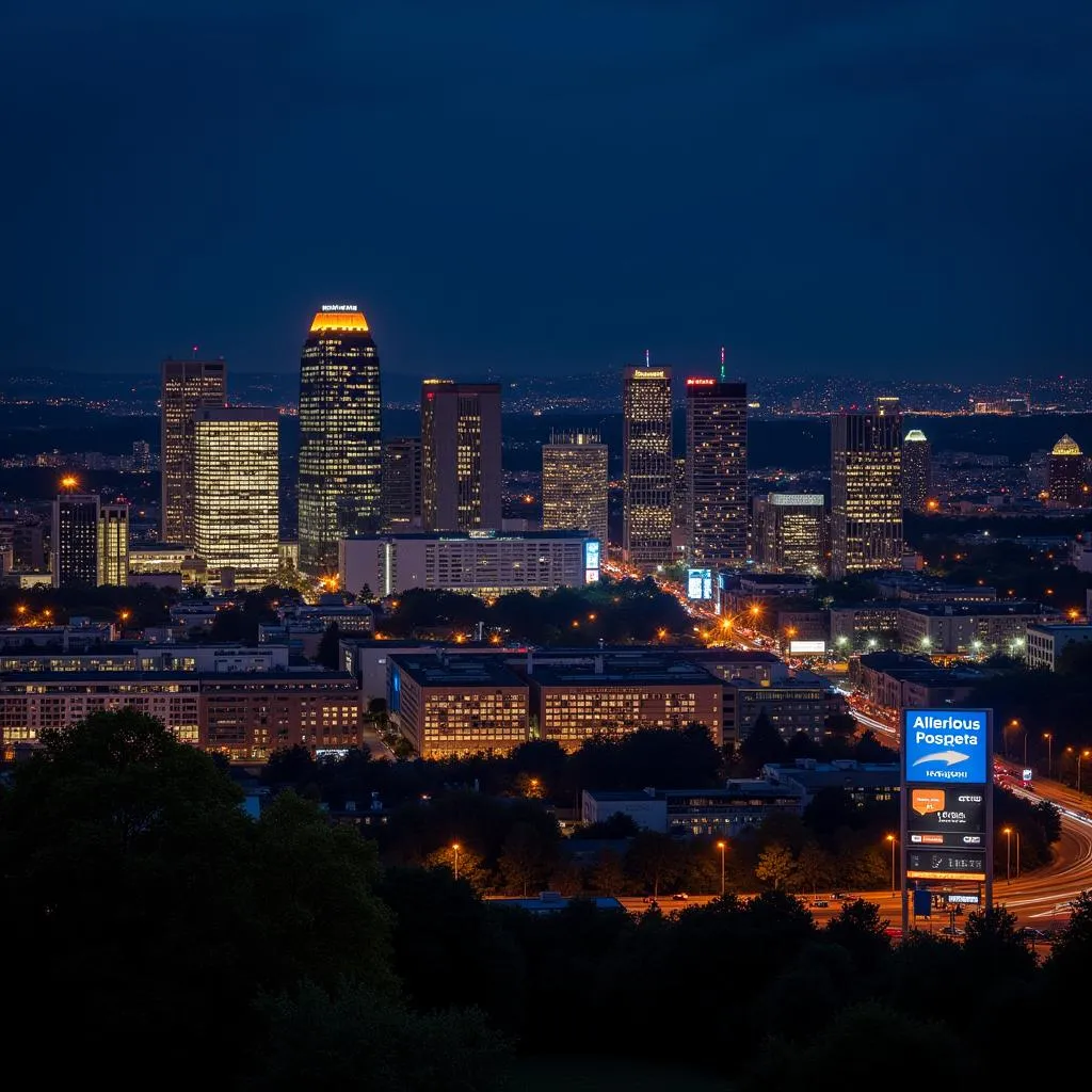 Moderne Lichtwerbung in Leverkusen für maximale Sichtbarkeit bei Nacht