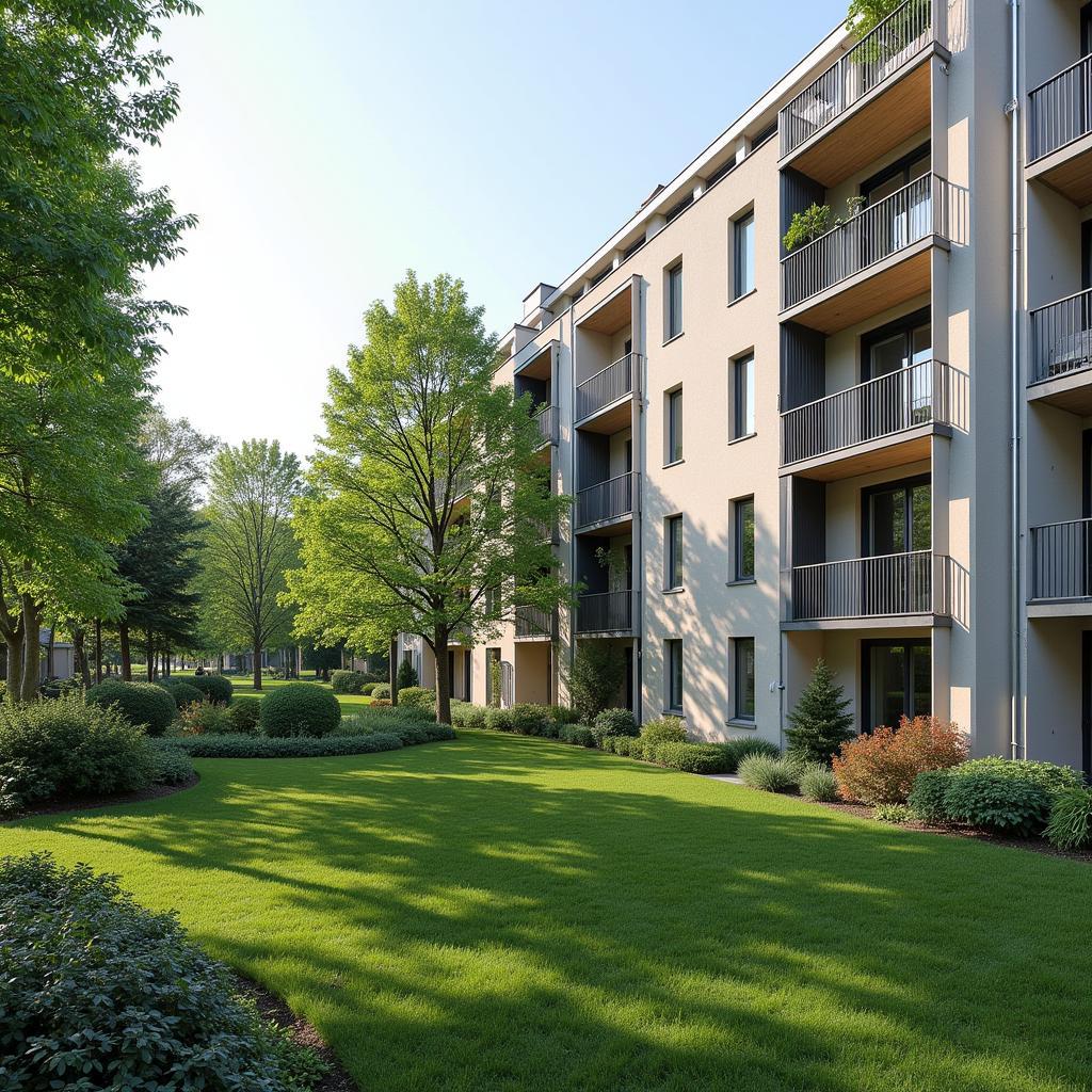 Moderne Wohnungen in Leverkusen mit großzügigem Balkon und Blick ins Grüne