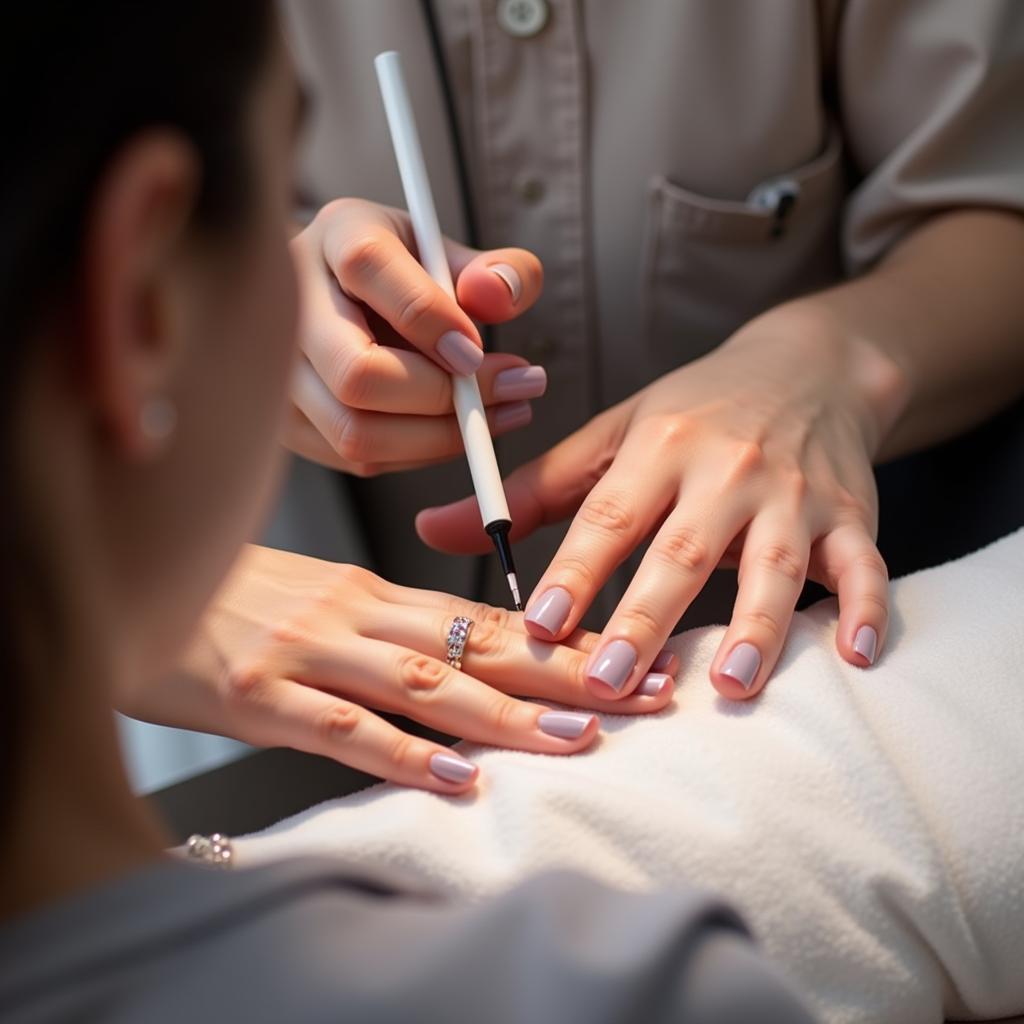 Professionelle Nagelpflege in einem Leverkusener Nagelstudio