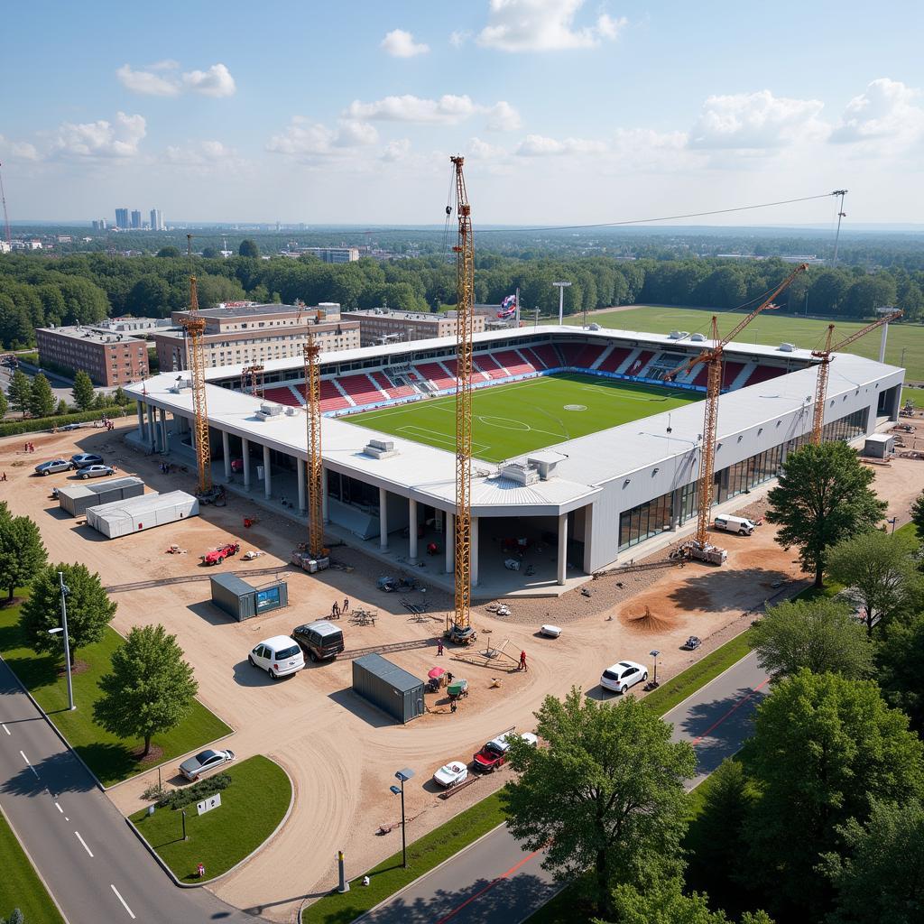 Modernes Trainingsgelände in Leverkusen