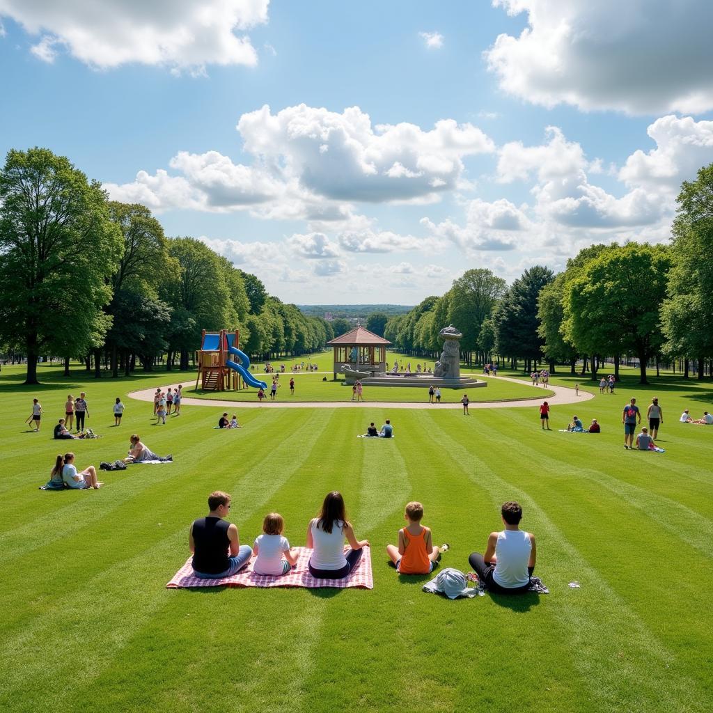 Familienzeit im Neuland-Park Leverkusen