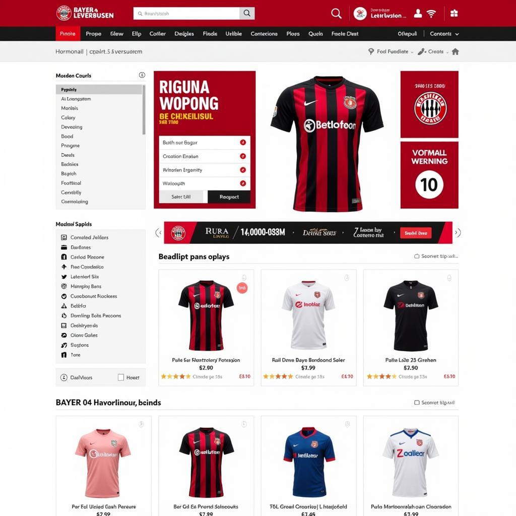 Entdecke den neuen Online Katalog von Bayer 04 Leverkusen