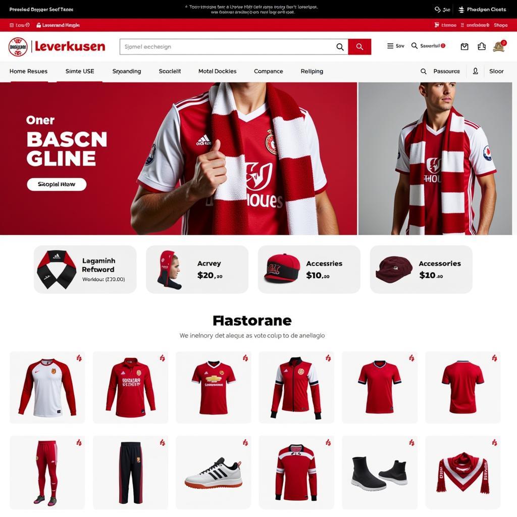 Fanartikel im Onlineshop von Bayer Leverkusen