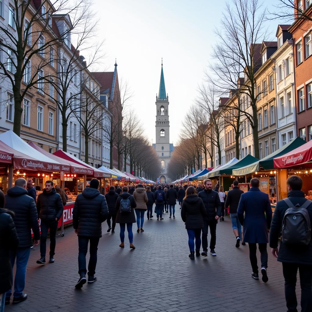 Straßenfest in der Adolfstraße Leverkusen am 12.02.18