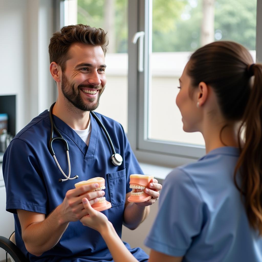 Patientenberatung in der Kieferchirurgie