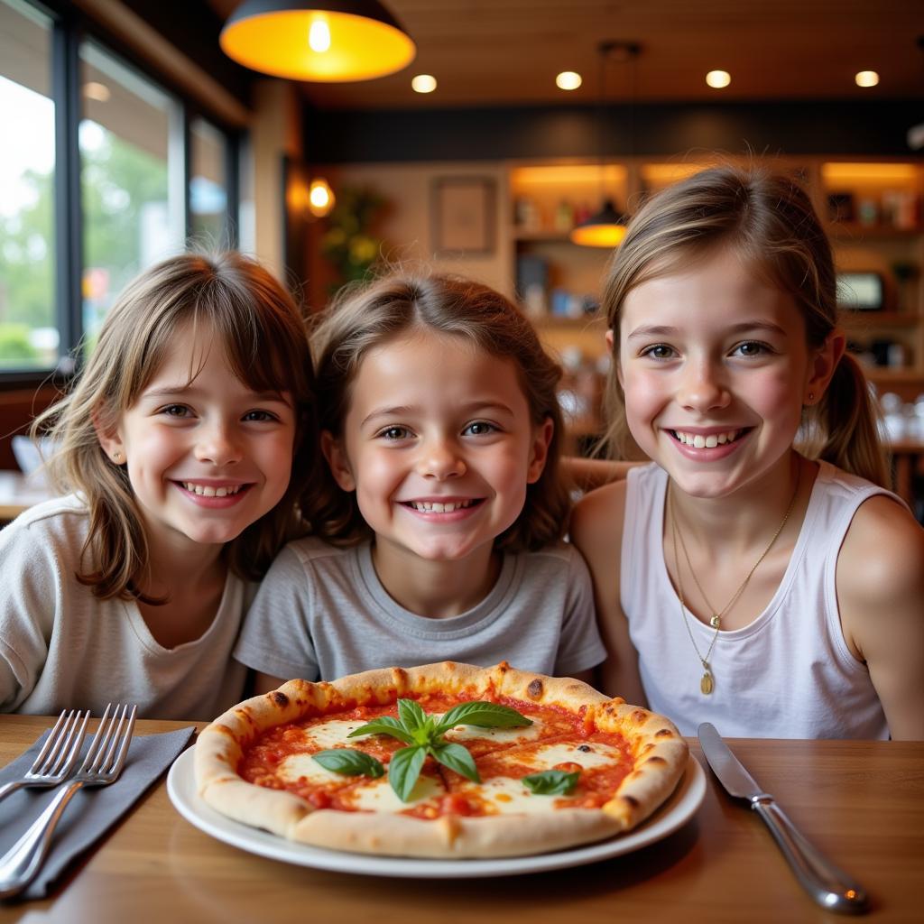 Familienfreundliche Atmosphäre in der Pizzeria Milano Leverkusen