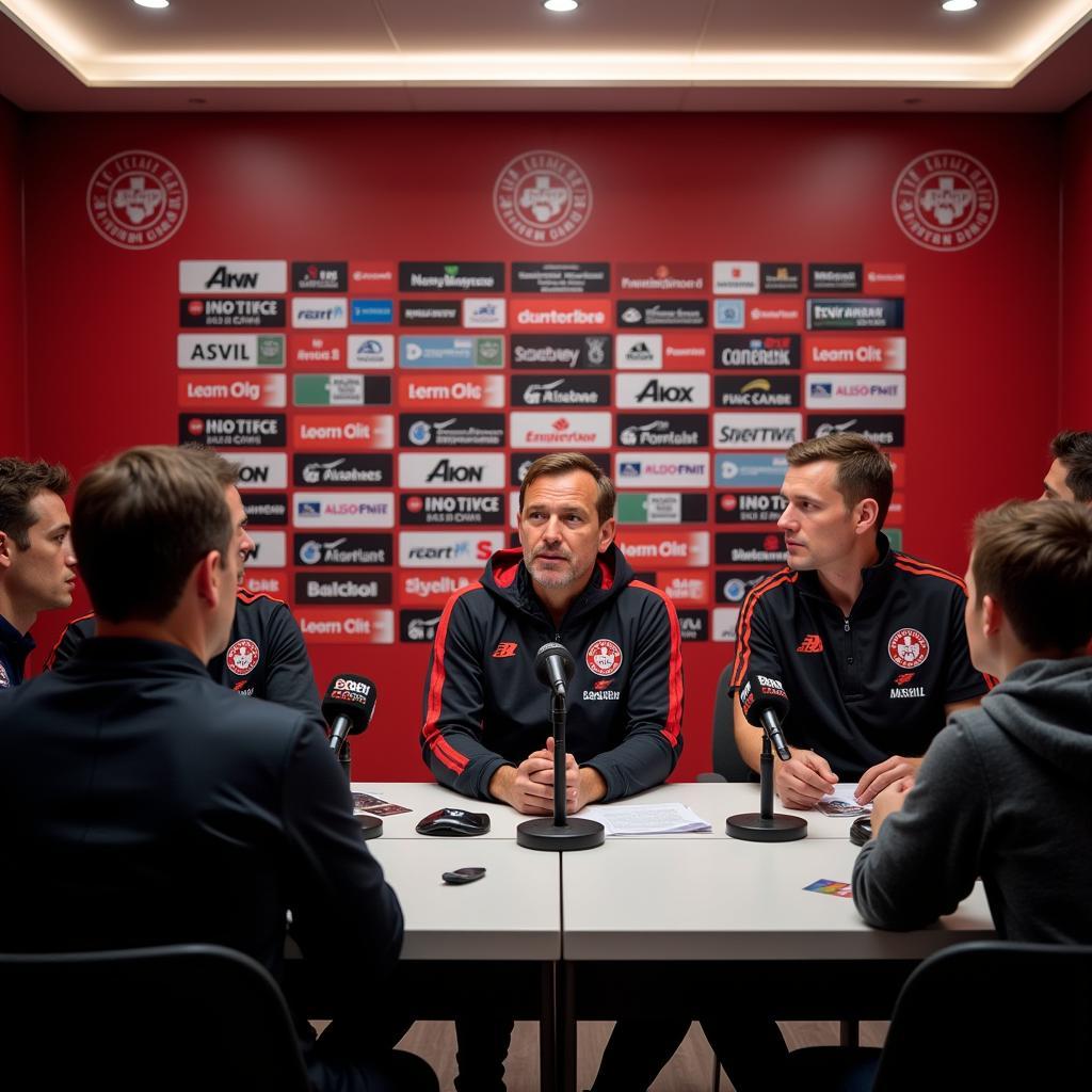 Pressekonferenz Bayer Leverkusen