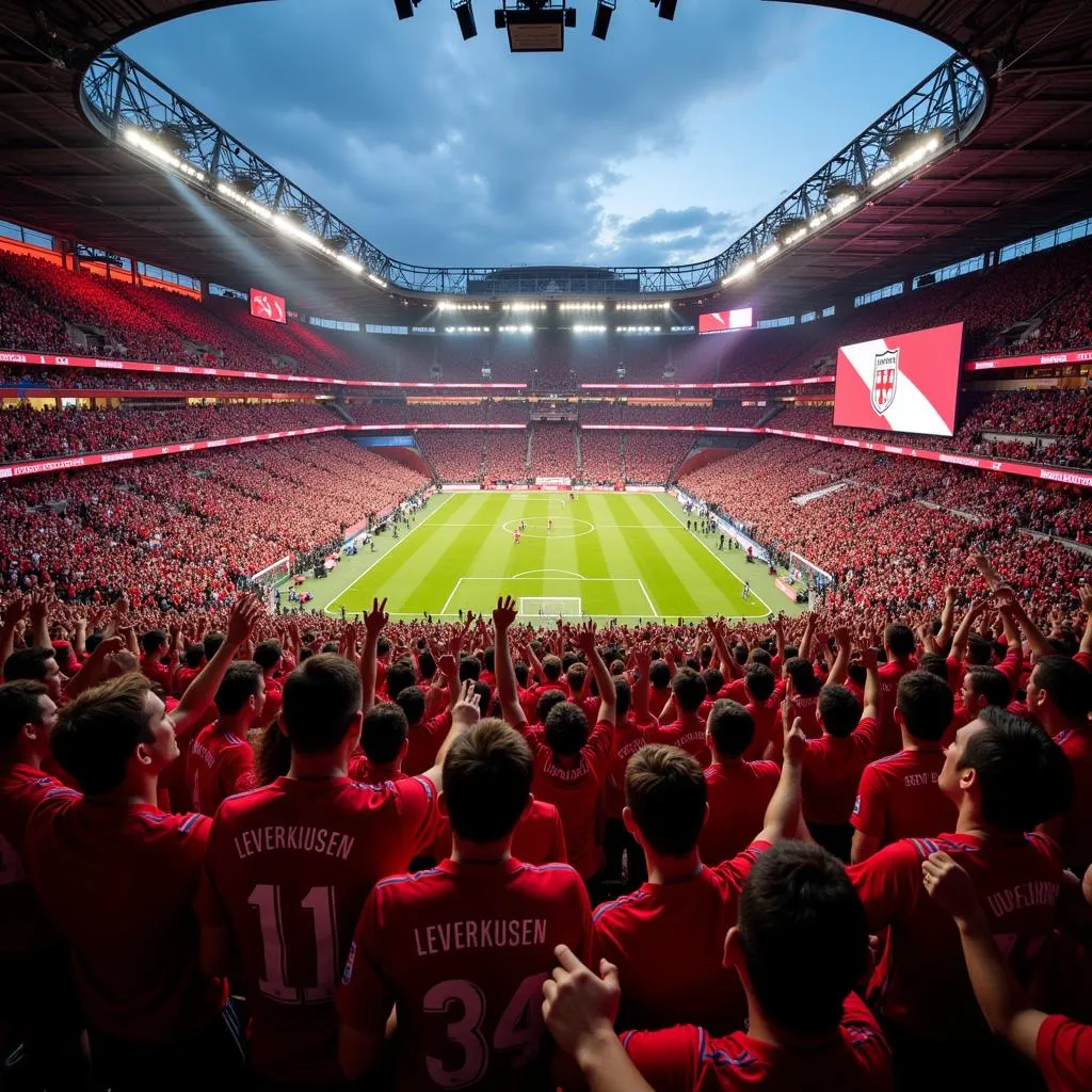 Public Viewing Bayer Leverkusen Fanmeile